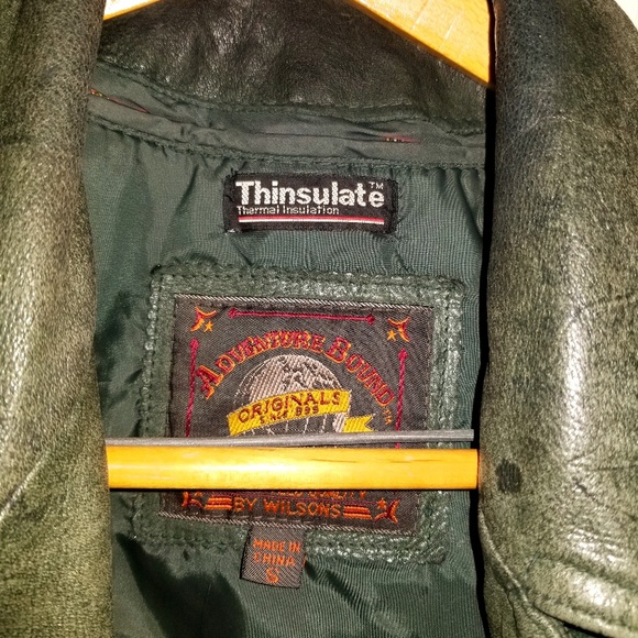 Thinsulate Leather Jacket by Wilsons - Picture 3 of 4
